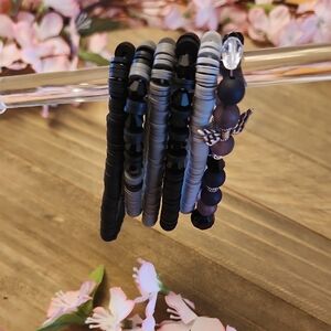 Handmade Clay Beaded Bracelet Set